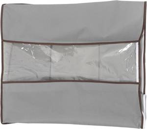 lot 201474 image: UPKOCH Large Capacity Clothing Storage Organizer Reinforced Handles for Seasonal Clothing and Comforters Spacious Quilt Container for Easy Organization Grey