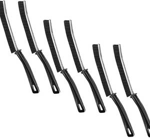 lot 301479 image: Hard-Bristled Crevice Cleaning Brush, Upgrade Crevice Gap Cleaning Brush, Cleaner Scrub Brush, Hand-held Groove Gap Household Cleaning Brush Tools (Size  6PCS)