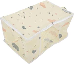 lot 301500 image: Alipis Zipper Storage Bag for Clothes and Bedding Capacity Organizer for Quilts Blankets and Seasonal Clothing Transparent Window and Easy Carrying