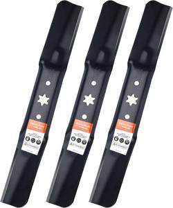 lot 401380 image: Grasscool 54 inch Mower Blades for Cub Cadet ZT1-54 Zero Turn Replace 942-05056A Ultima ZT2 XT1 XT2 54 Lawn Tractor with 6 Star Hole (High Lift)