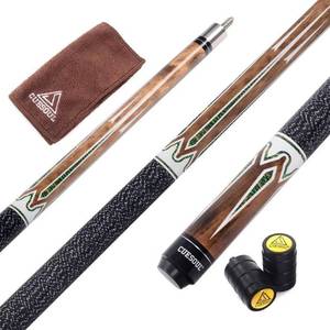 lot 401412 image: CUESOUL 58 Inch 19oz20oz Maple Billiard Stick Pool Cue Set 11.5mm13mm TipWeight Adjustable