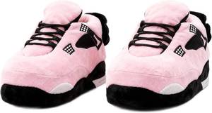 lot 401434 image: Unisex Cosy Trendy Big Sneaker Slippers Comfy Kicks Non Slip Sole Indoor House Plush Slippers - One Size Fits Most