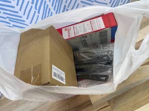 lot 311461 image: 15 Item Mystery Bag (misc. makeup, phone accessories, electronics, hug toys, stuffed animals, keychains, household items, etc.)