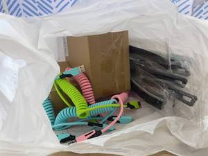 lot 311473 image: 15 Item Mystery Bag (misc. makeup, phone accessories, electronics, hug toys, stuffed animals, keychains, household items, etc.)