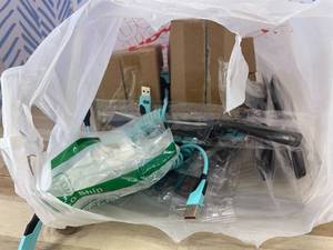 lot 311474 image: 15 Item Mystery Bag (misc. makeup, phone accessories, electronics, hug toys, stuffed animals, keychains, household items, etc.)