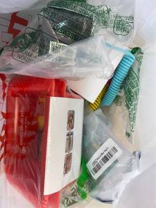 lot 411382 image: 15 Item Mystery Bag (misc. makeup, phone accessories, electronics, toys, stuffed animals, keychains, household items, etc.)