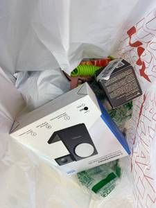 lot 411394 image: 15 Item Mystery Bag (misc. makeup, phone accessories, electronics, toys, stuffed animals, keychains, household items, etc.)