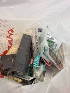 lot 411437 image: 15 Item Mystery Bag (misc. makeup, phone accessories, electronics, toys, stuffed animals, keychains, household items, etc.)
