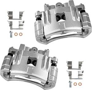 lot 201521 image: Retails for $130 cciyu 18B4939 18B4938 Front Left & Right Brake Calipers With Bracket For Chevy For Colorado,For GMC For Canyon,For Isuzu For i-280For i-290For i-350For i-370