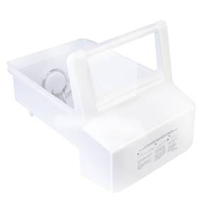 lot 111655 image: Retails for $130 Upgraded WPW10558423 W10558423 Refrigerator Ice Bucket Replacement Compatible with Whirlpool Ice Maker Tray WRS315SDHZ, WRS325FDAM04, WRS325FDAM02, WRS315SDHM08 Parts for Whirlpool Fridge Ice Bin Tray
