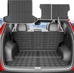lot 111671 image: Cargo Mat Backrest Mat Compatible with 2022-2026 Tucson Trunk Mat TPE Material Cargo Liner Replacement for 2022-2026 Tucson Accessories (Upgraded Trunk MatBackrest Mat)