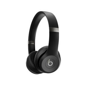 lot 17053 image: Beats Solo 4 - Wireless On-Ear Bluetooth Headphones, Up to 50-Hour Battery Life, Ultra-Lightweight Comfort, Powerful and Balanced Sound, Apple & Android Compatible - Matte Black Includes Black Case - Retail $130