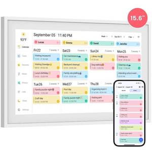 lot 17056 image: Skyzoo 16-Inch Digital Calendar Schedule