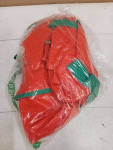 lot 22826 image: Sattiyrch Christmas Tree Storage Bag - Fits Up to 7.5 ft Holiday Xmas Disassembled Trees with Durable Reinforced Handles & Dual Zipper - Waterproof Material Protects from Dust,Moisture(Red) - Retail $9