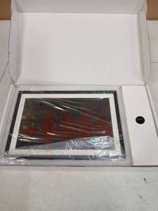 lot 22840 image: RCA 10.1 WiFi Digital Picture Frame, Electronic Photo Frames 32GB Storage, HD IPS Touch Screen WiFi FrameAuto RotateWall Mounted, Easy Setup in Uhale App to Share PhotoVideo Anytime (Black) - Retail $60