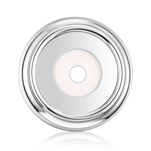 lot 30364 image: Enhon Metal Tub Spout Cover Ring, Bathroom Faucet Remodeling Wall Plate with Foam Gasket, 1-12 Inch ID and 3-58 Inch OD(Chrome) - Retail $9