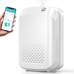 lot 32354 image: XEITIN Waterless Essential Oil Diffuser 3000 Sq.Ft Coverage for Large Home Hotel Office, 400ml Cold Air Scent Machine, Bluetooth App Control, No-Noise Aroma Diffuser Wall Mount Gift for Her - Retail $57
