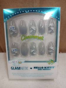 lot 33796 image: Glamnetic Hello Kitty Cinnamoroll Press-On Nail Set - Retail $12