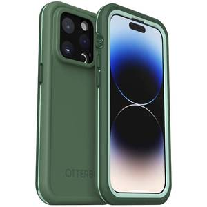 lot 33797 image: OtterBox FRE Series Waterproof Case with MagSafe (Designed by LifeProof) for iPhone 14 Pro (ONLY) - Dauntless (Green)