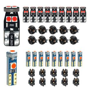 lot 33841 image: Red T5 PC74 PC37 PC118 T10 PC168 PC175 PC194 PC194R PC195 PC160 PC161 Instrument Cluster Light LED Bulb Replacement 37 74 73 2723 2721 158 168 194 2825 Dashboard Panel Gauge Indicator Lamp N Socket - Retail $17