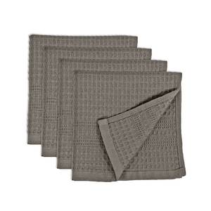 lot 33876 image: GILDEN TREE Waffle Towels Wash Cloths for Showering, Exfoliating Washcloth Face Towels, Quick Dry Towel Cotton Washcloths Set of 4, Classic Style (Stone) - Retail $22