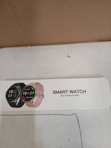 lot 33884 image: Smart Watch Fitness Tracker with Extra Band - Retail $25