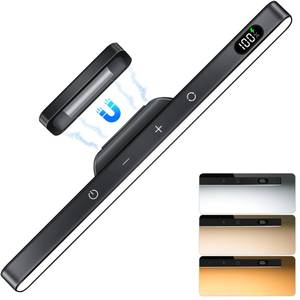 lot 33899 image: WILLED 3W Dimmable Mirror Lights,3 Colors Adjustable Wall Light with 120 LED,Touch Control,2000mAh Rechargeable Battery Makeup Light, Magnetic Stick Light Bar for Cabinet,Kitchen,Closet,Bedside,Desk - Retail $21