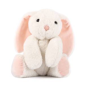 lot 22876 image: TCBunny Baby Bunny Bedtime Stuffed Animal Plush Toy Easter Stuffer Gifts for Girls, Boys, Kids 11 (White) - Retail $13