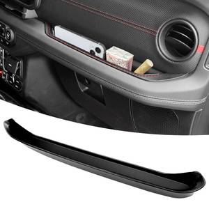 lot 22896 image: OUSUWO Grab Bar Tray Organizer Compatible with 2018-2023 Jeep Wangler JL JLU 4XE Rubicon Sahara & Gladiator JT Accessories, Passenger Side Grab Handle Storage Box, Interior GrabTray Accessories - Retail $15