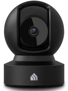 lot 22907 image: Kasa 1080p Indoor PanTilt Wired Security Camera - Works as a Baby & Pet Monitor, Motion Detection & Tracking, 2-Way Audio, Night Vision, Subscription-Free Local Storage or Optional Cloud, EC71 - Retail $22