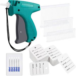 lot 22930 image: Honoson 2006 Pcs Clothing Price Tags with Gun Set, Including 1 Garment Price Tag Attacher with 5 Steel Needles 500 Clothing Label and 1500 Plastic Fasteners Barbs(Ordinary Style) - Retail $19