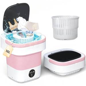 lot 23022 image: Portable Washing Machine - 16L Pink 2 - Retail $29
