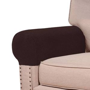 lot 24273 image: Turquoize Stretch Armrest Covers for Chairs and Sofas Couch Arm Covers for Sofa Spandex Jacquard Armrest Cover Anti-Slip Furniture Protector Washable Armchair Slipcovers for Recliner Set of 4, Brown - Retail $21