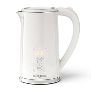 lot 24280 image: Paris Rh�ne Electric Kettle, Tea Kettle with 6 Temperature Settings, 1.7L Cordless Hot Water Boiler Heater, Strix Thermostat, Touch Control, Auto-ShutoffBoil-Dry Protection, Keep Warm, LED Indicator - Retail $153