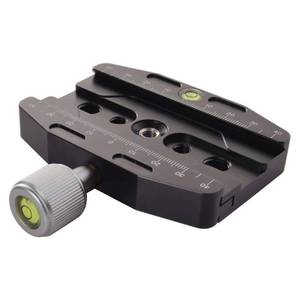 lot 30391 image: Fotoconic CL-90N Quick Release Clamp with arca Swiss clamp Plate Aluminum Alloy for Tripod or Monopod Compatible - Retail $25