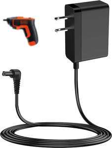 lot 30755 image: Drill Charger for Black and Decker LI2000(Type 1) LI3100 BDCS40G GSL35 Cordless Screwdriver Replacement Black Decker 9V Charger Cord for 90593303 90593303-01 - Retail $11