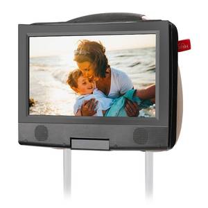 lot 33930 image: Qenker DVD Player Headrest Mount Holder Portable DVD Player Mount Car Back seat Headrest Holder for Swivel & Flip Portable DVD Player 7 inch to 12 inch - Black - Retail $10