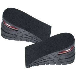 lot 33933 image: Height Increase Insoles 4-Layer Air up Shoe Lifts Elevator Shoes Insole -7.5 cm (3 inches) Heels Lift Inserts for Men and Women - Retail $13