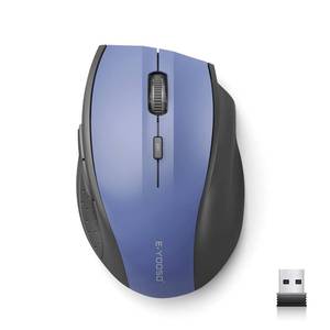 lot 42549 image: E-YOOSO Wireless Mouse for Laptop, Portable Optical Computer Mouse, 6 Buttons, Cordless 2.4GHz with USB Receiver, 5-Level 4800 DPI, 18 Months Battery Life, for PC, Chromebook, Windows, Mac(Blue) - Retail $11