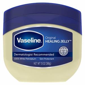 lot 42561 image: Vaseline Petroleum Jelly Original Skin Care For Dry Skin and Eczema Relief 100% Pure Petroleum Jelly 13 oz - Retail $10
