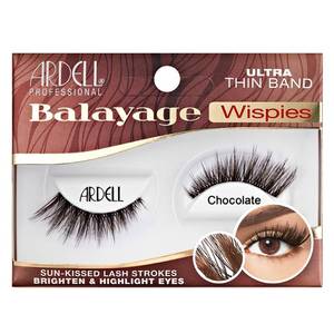 lot 42580 image: Ardell Balayage Wispies Chocolate False Eyelashes, 1 Pair - Retail $3