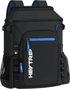 lot 1001 image: Heytrip Backpack Cooler 3654 Cans, Insulated Portable Large Leakproof Waterproof Cooler Bag, 20 Hours Cold Retention for Lunch Camping Travel Beach Picnic