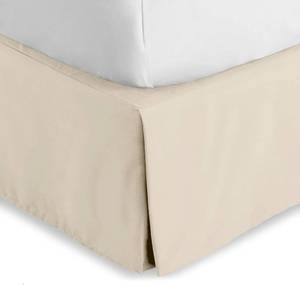 lot 1159 image: Bare Home King Bed Skirt - 15-Inch Tailored Drop Easy Fit - Bed Skirt for Beds - Center & Corner Pleats (King, Sand)
