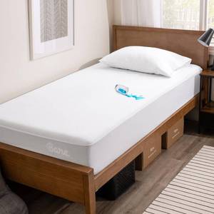 lot 1161 image: Bare Home Twin Extra Long Mattress Protector - 100% Waterproof & Breathable - Cooling Mattress Cover - Protects Against Spills - Vinyl Free - Dorm Essentials - Protect Your Mattress (Twin XL, White)