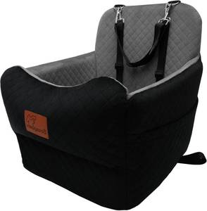 lot 1188 image: Dog Booster Car Seat for MediumSmall Sized Dogs,Memory Foam and Ultra Soft Fabric Car Pet Bed,Portable Travel Safety and Comfortable Dog Carseat with Washable Removable Cover,Thick Cushion M-Blagre