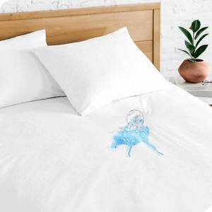 lot 1217 image: Bare Home Crib Size Mattress Protector - Premium 100% Waterproof Mattress Protector - Vinyl Free - Cooling Mattress Protector (Crib, White)