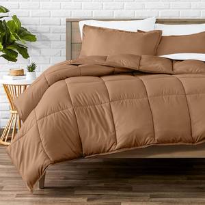 lot 1219 image: Bare Home Comforter Set - Queen Size - Ultra-Soft - Goose Down Alternative - Premium 1800 Series - All Season Warmth (Queen, Caramel)