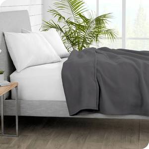lot 1238 image: Bare Home Polar Fleece Bed Blanket - Lightweight - Premium Fleece - TwinTwin Xl, Forged Iron Gray TwinTwin Xl