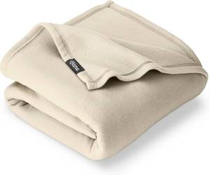 lot 1277 image: Bare Home Polar Fleece Blanket - King - Oyster - Warm & Cozy - Premium Fleece - Throw for Bed, Sofa, Camping, Travel and Cold Nights - Lightweight Blanket (King, Oyster)