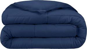lot 1286 image: Bare Home Duvet Insert Comforter - Full Size - Goose Down Alternative - Ultra-Soft - Premium 1800 Series - All Season Warmth - Bedding Comforter (Full, Dark Blue)